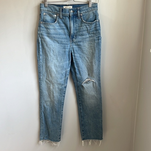 Madewell The Perfect Vintage Jean in Rosabelle Wash: Comfort Stretch SZ 27 - Picture 6 of 10
